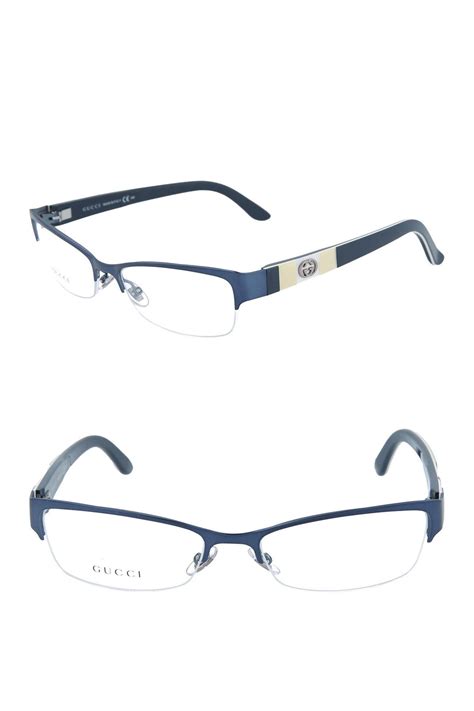 gucci semi rimless optical frames|clear eyeglasses frames Gucci.